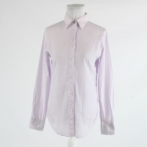 GAP Tops - White purple GAP button down blouse 4